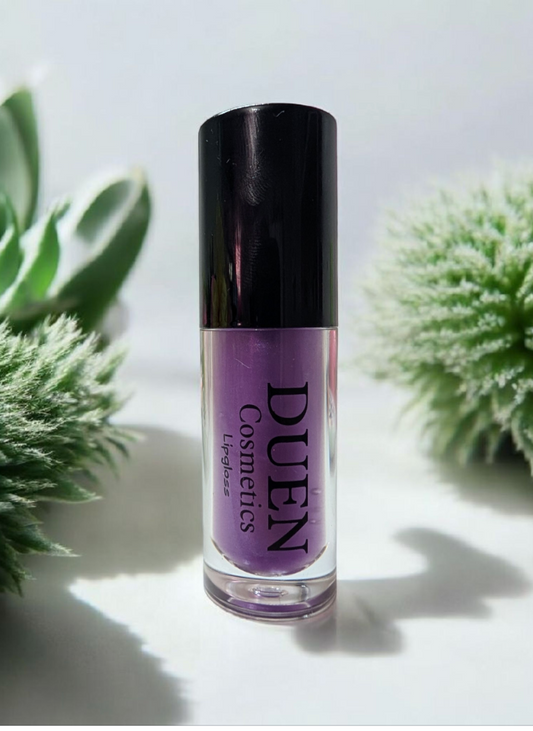 Clear lip gloss grape