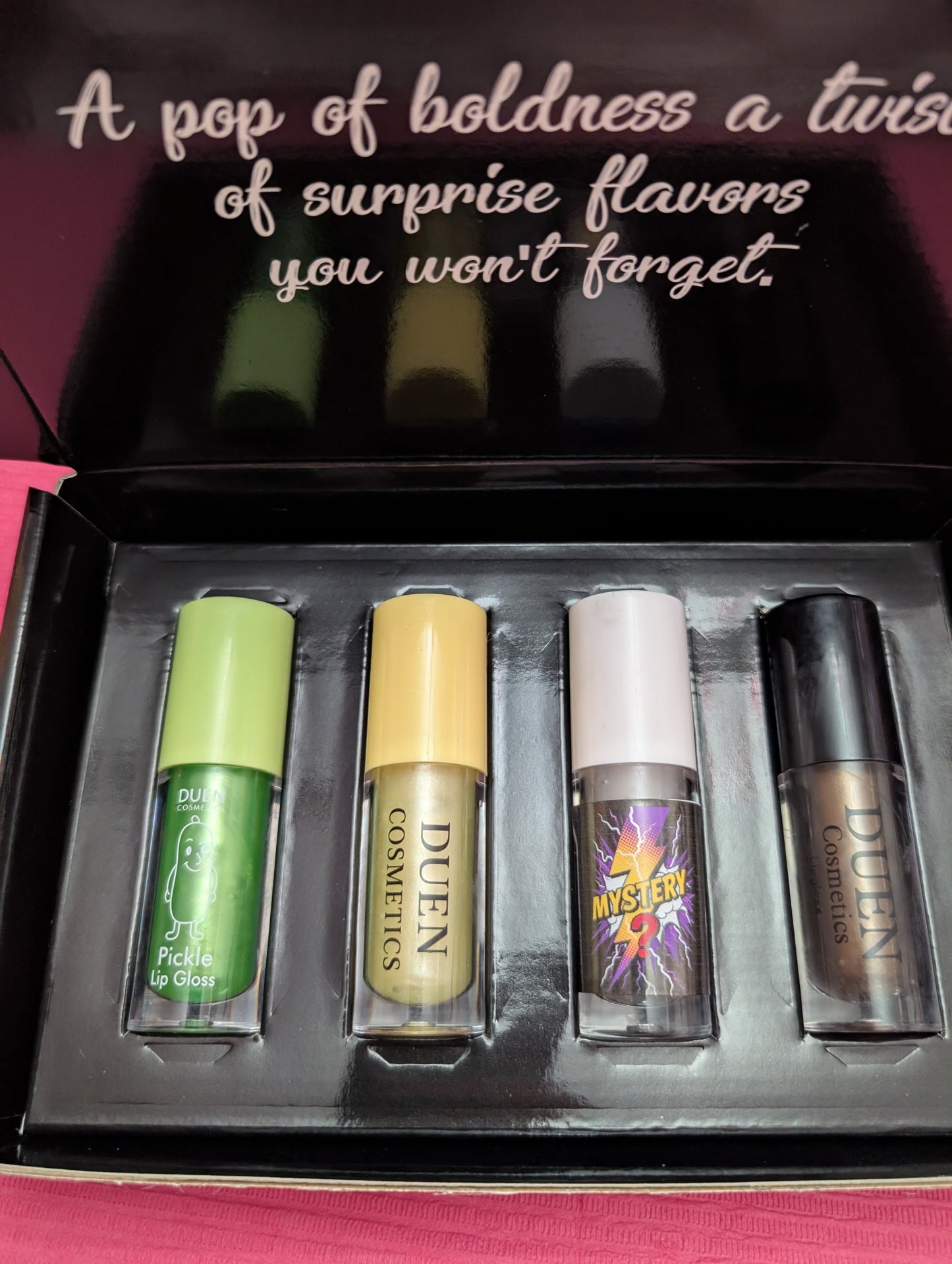 Unexpected Lipgloss box