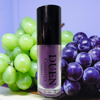 Clear lip gloss grape