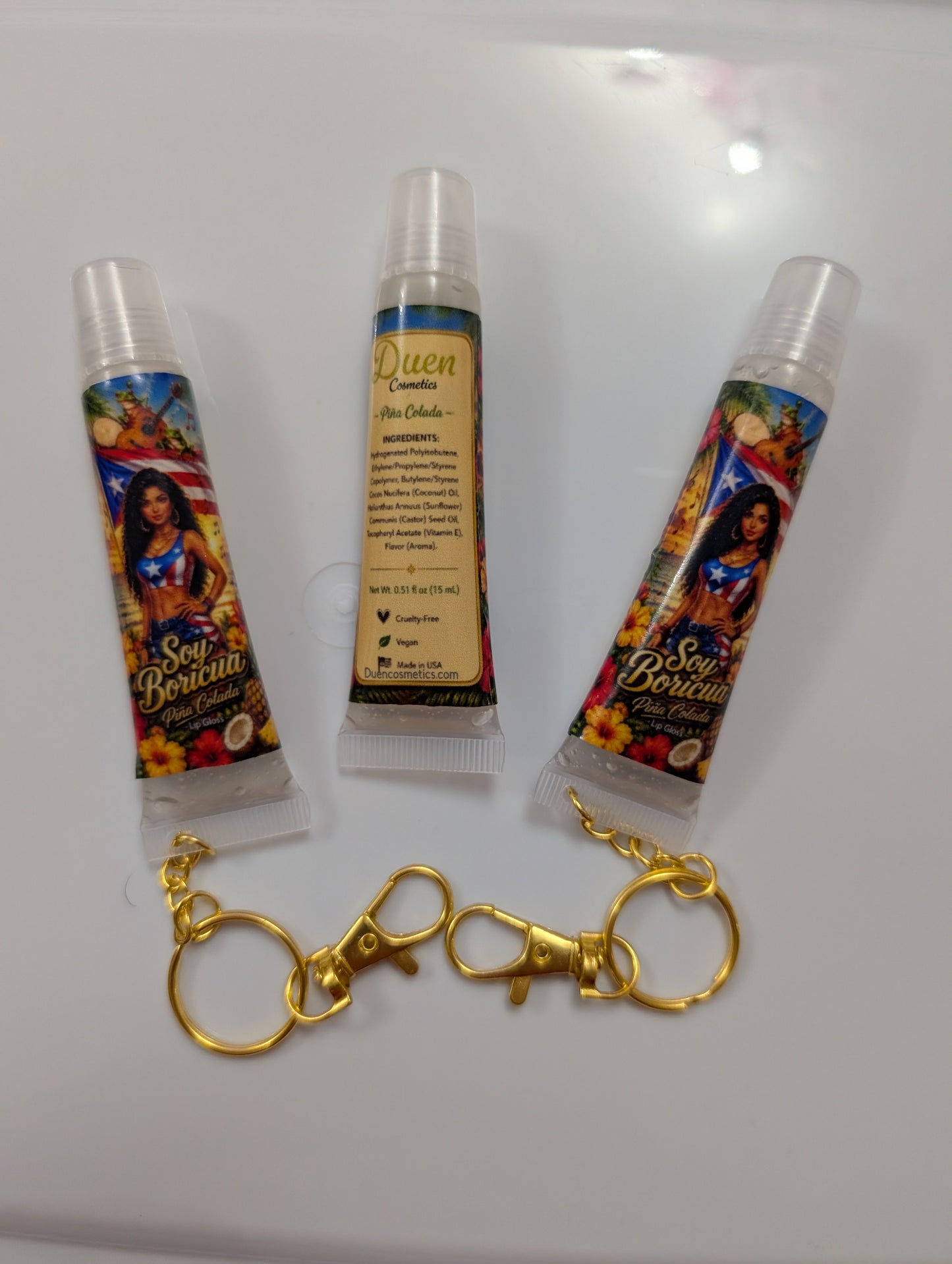 Soy Boricua 🇵🇷 Pina colada Lipgloss
