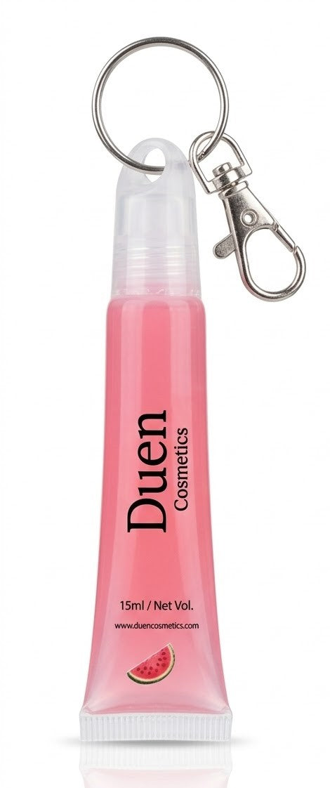 Watermelon lip gloss 15 ml squeeze tube+ Keychain