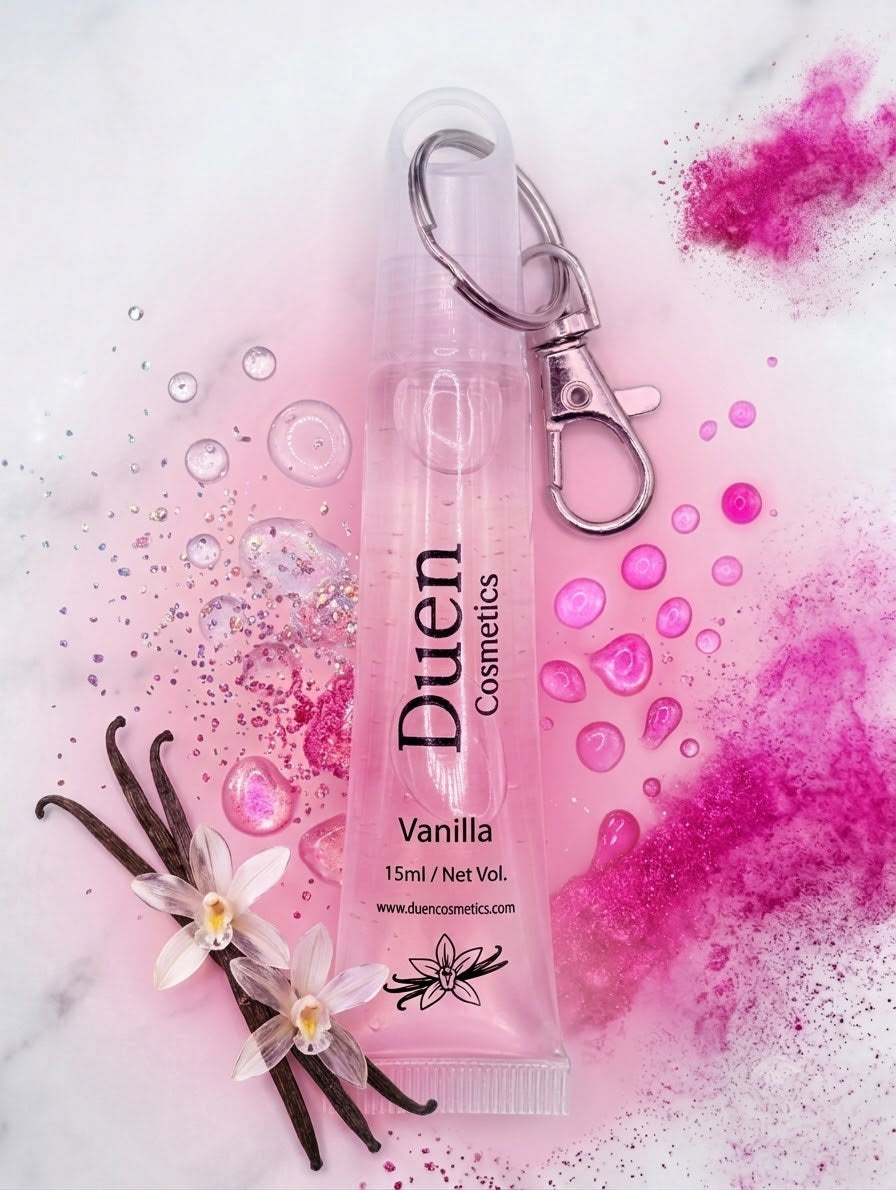 Color changing  lipgloss stain +keychain