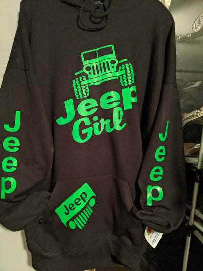 Jeep Girl hoodies
