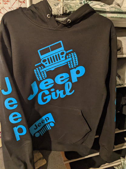 Jeep Girl hoodies